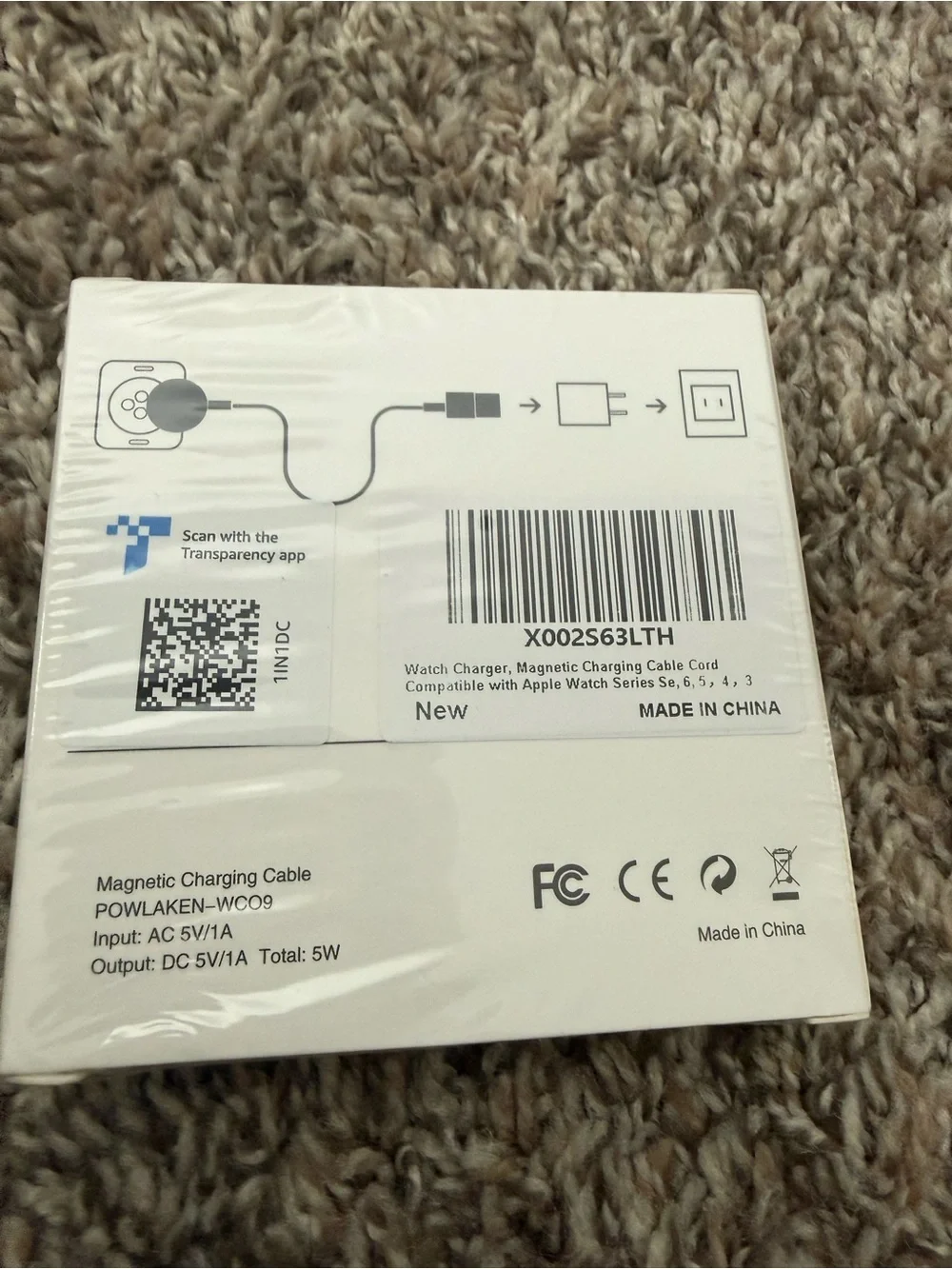 POWLAKEN Magnetic Charger Cable for Apple Watch